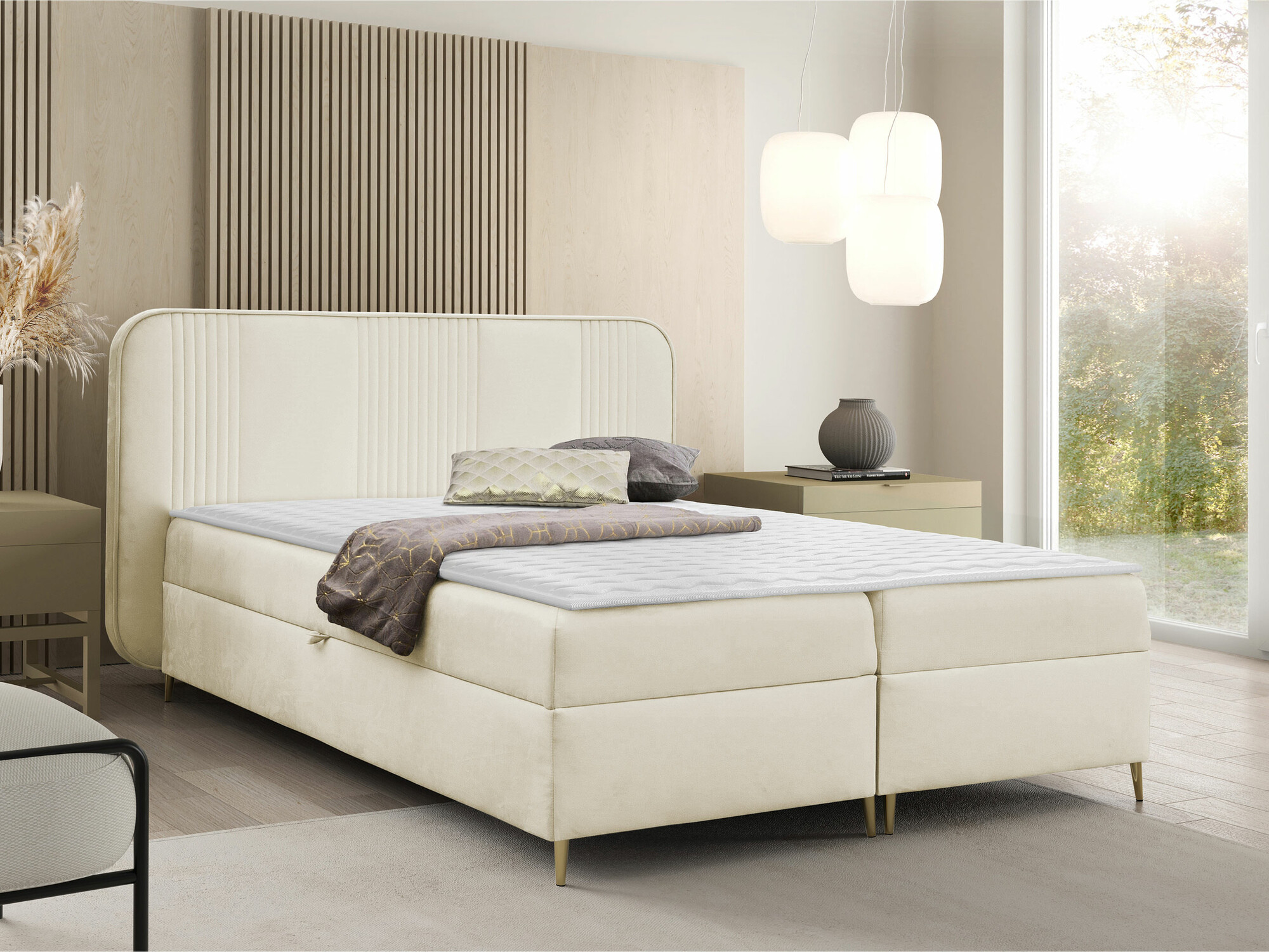 Boxspring postelja Sonus (Magic Velvet 2256)