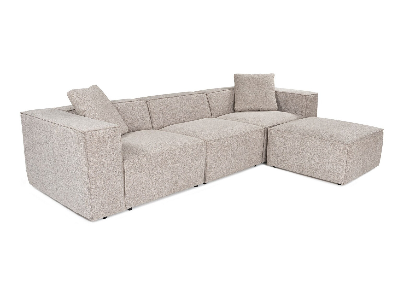 Modularna kotna sedežna garnitura Fivsoi 102 (Taupe)