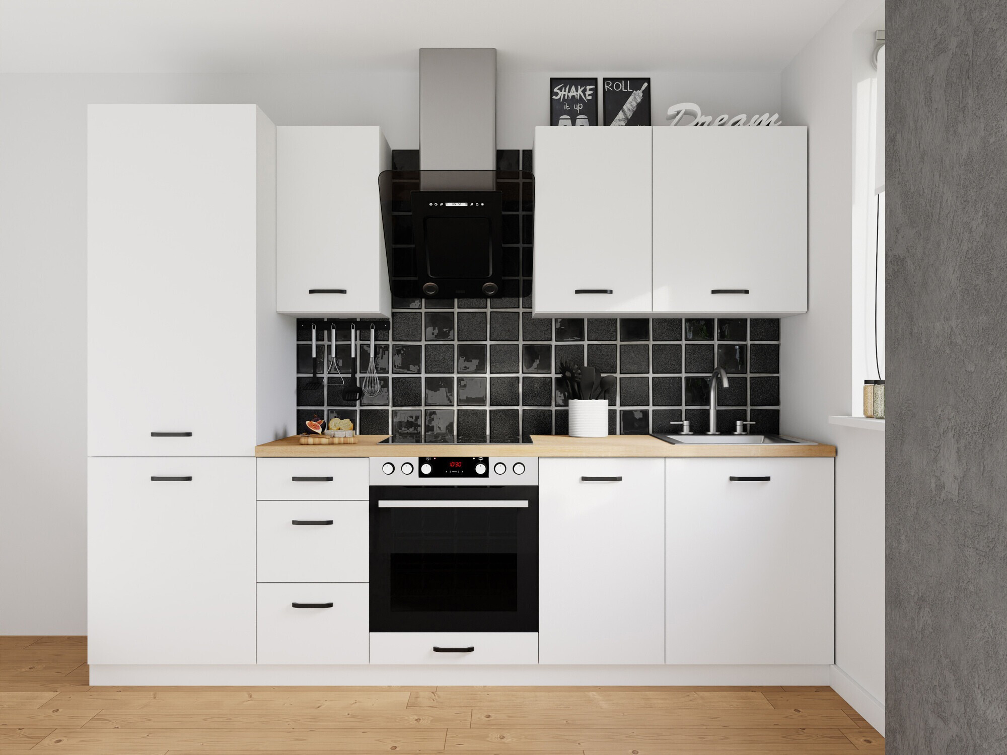 Modularni kuhinjski komplet Top White 167