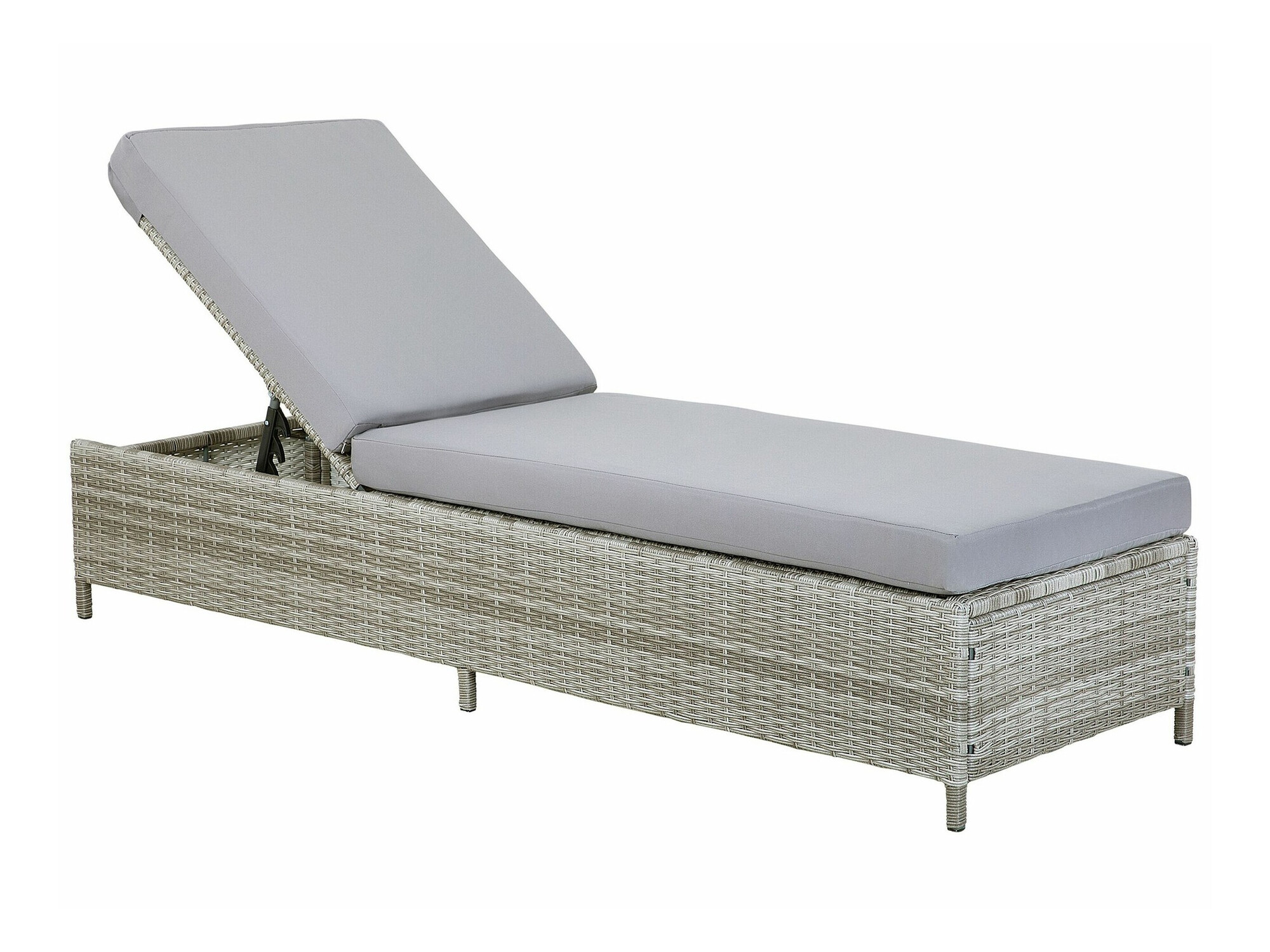 Vrtni ležalnik Berwyn 2510 (Siva)