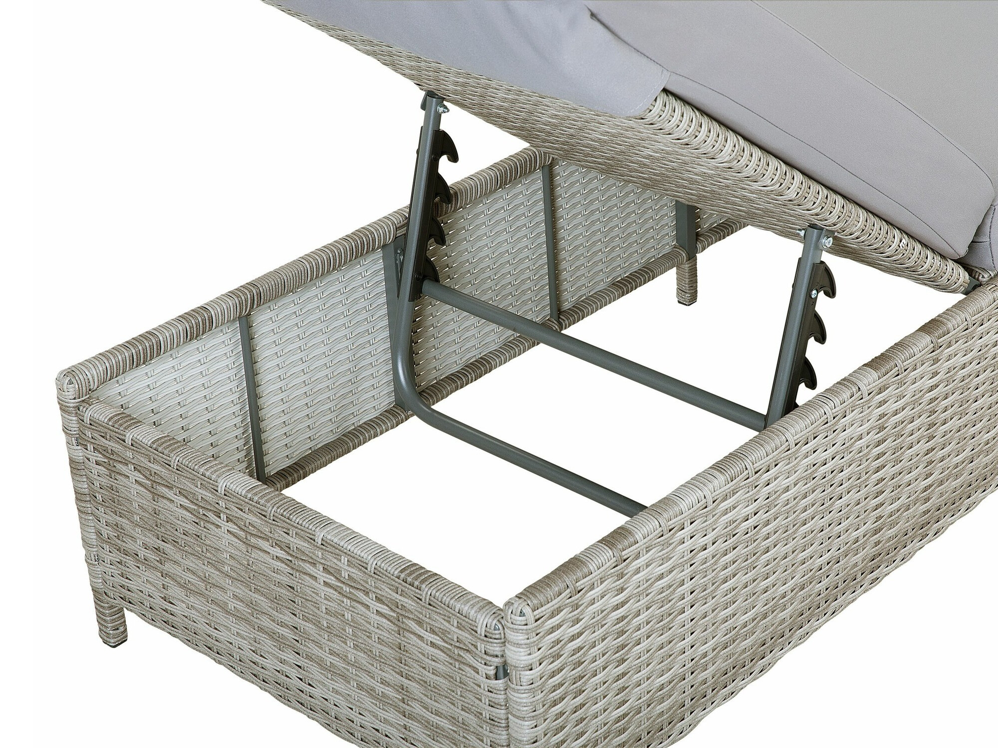 Vrtni ležalnik Berwyn 2510 (Siva)