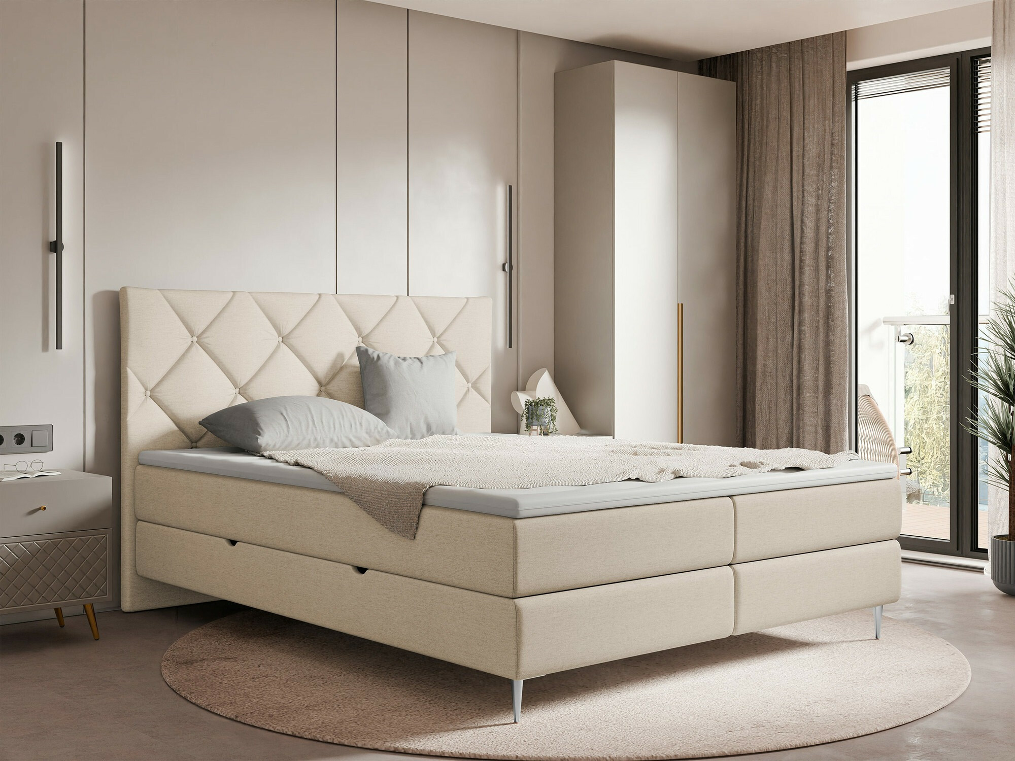 Boxspring postelja ComfiDream Myrel (Verita 03)