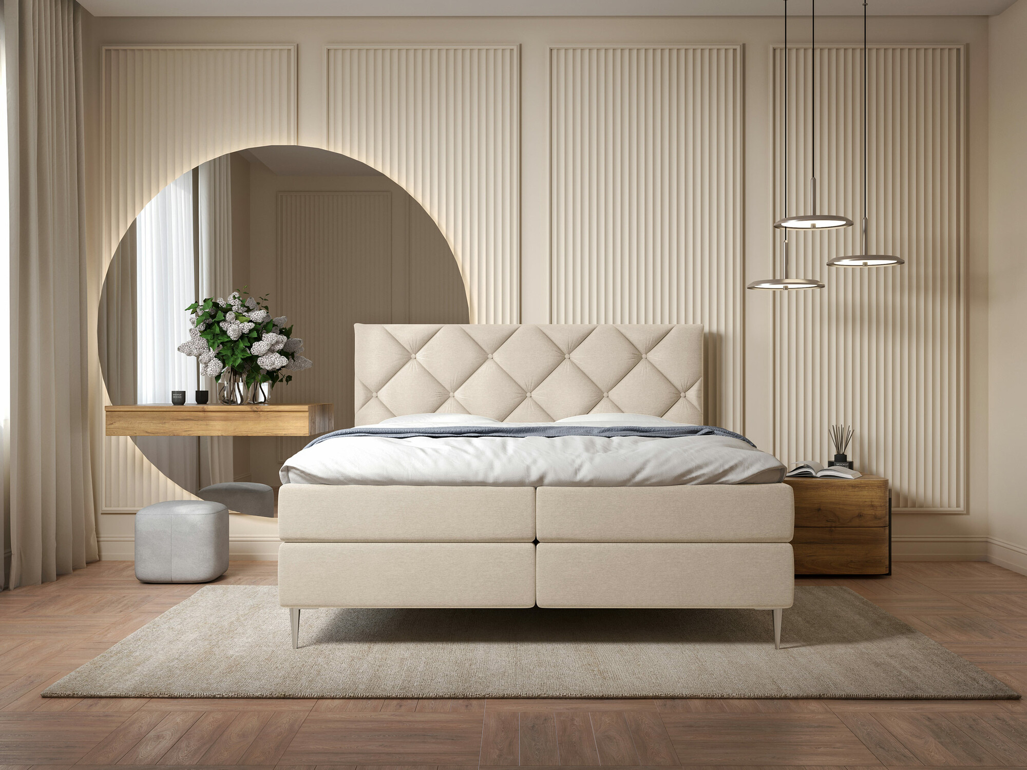 Boxspring postelja ComfiDream Myrel (Verita 03)