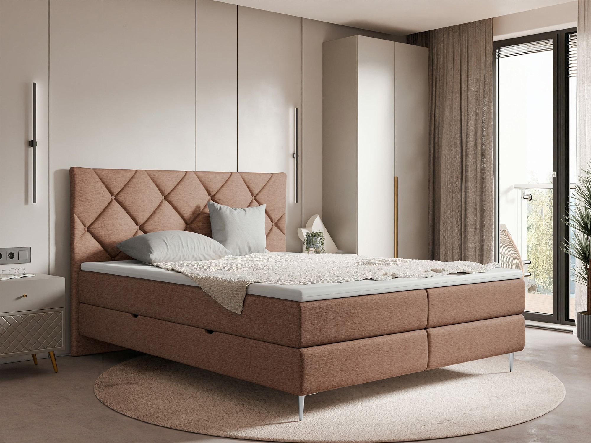 Boxspring postelja ComfiDream Myrel (Verita 52)