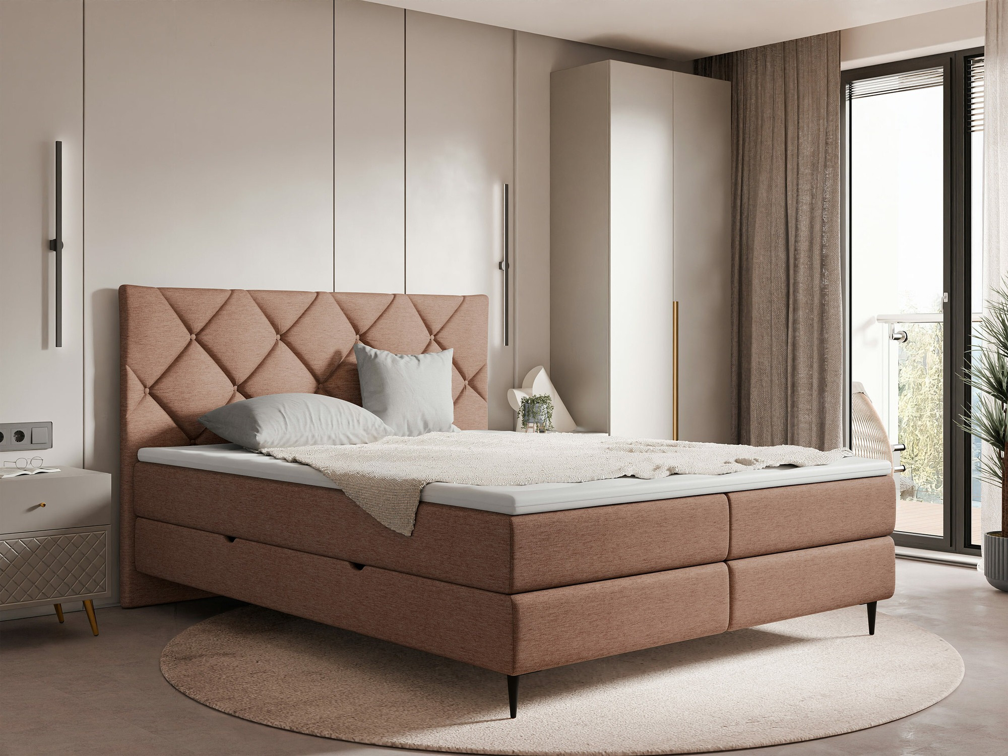 Boxspring postelja ComfiDream Myrel (Verita 52)