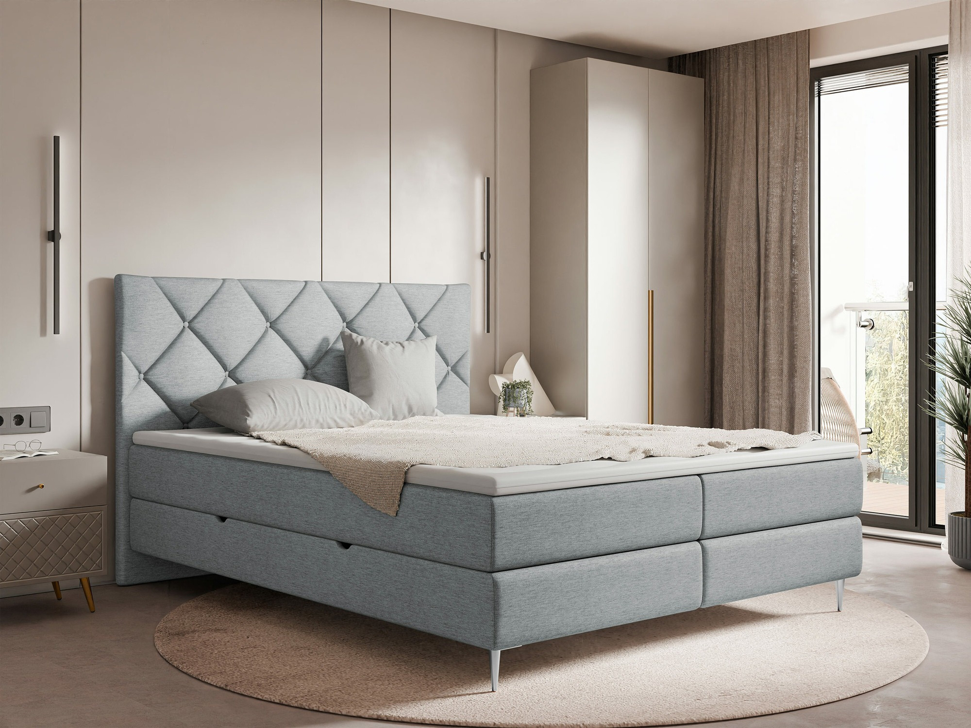 Boxspring postelja ComfiDream Myrel (Verita 85)