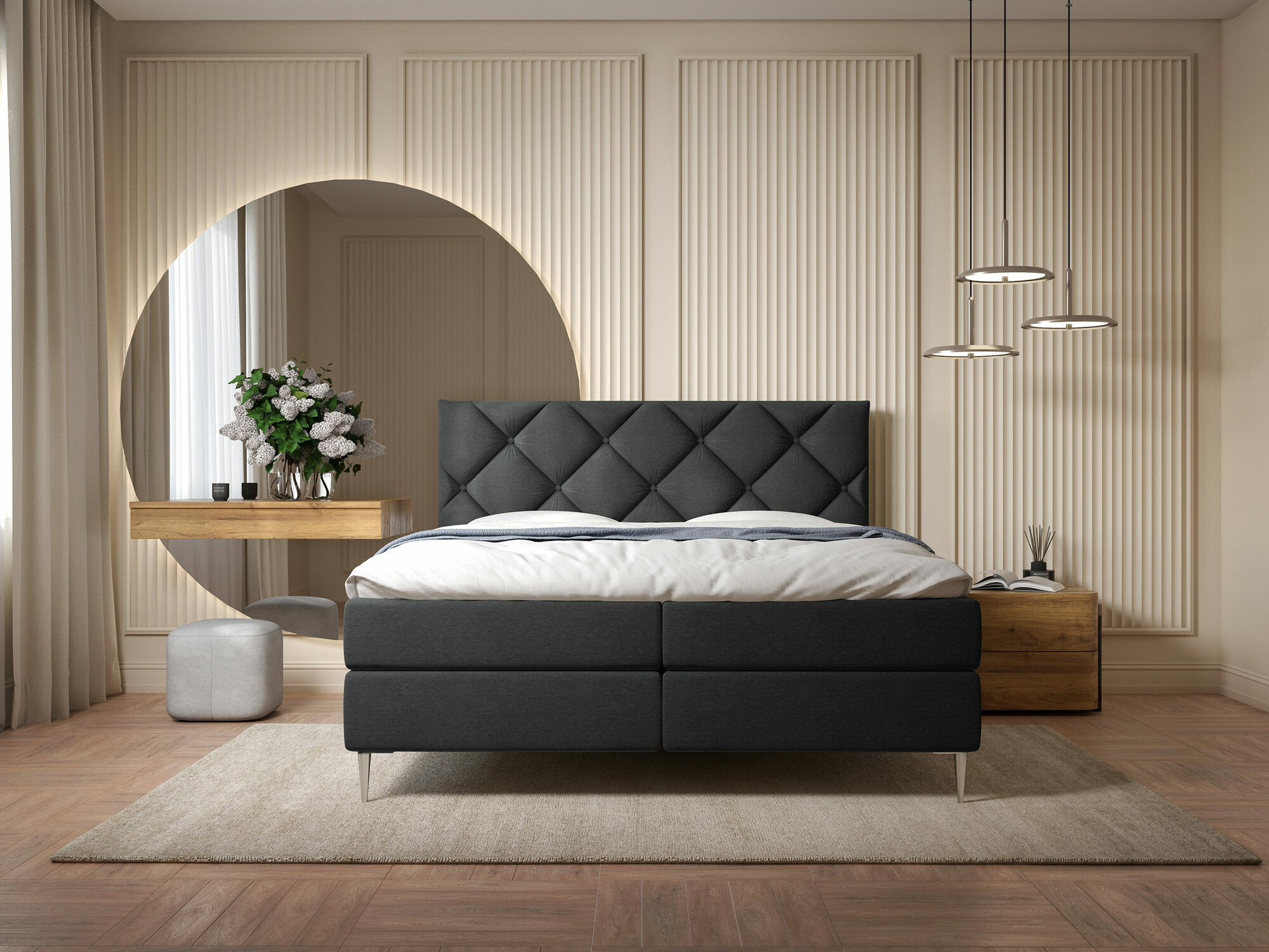 Boxspring postelja ComfiDream Myrel (Verita 98)