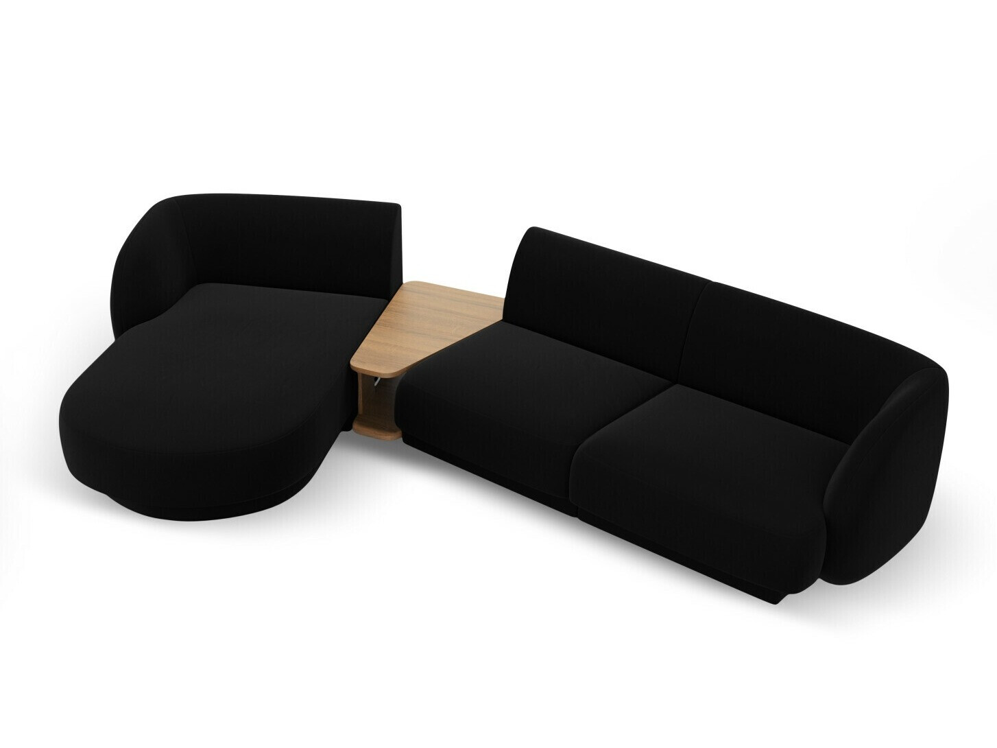 Modularna kotna sedežna garnitura Tivlomi 117 (Bluvel 19)