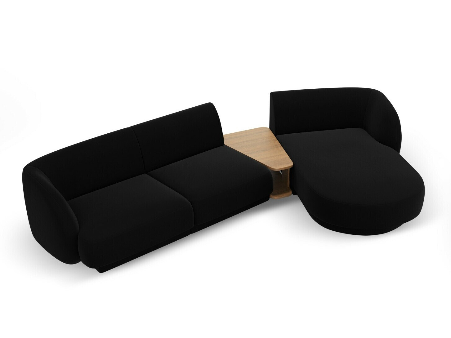 Modularna kotna sedežna garnitura Tivlomi 117 (Bluvel 19)