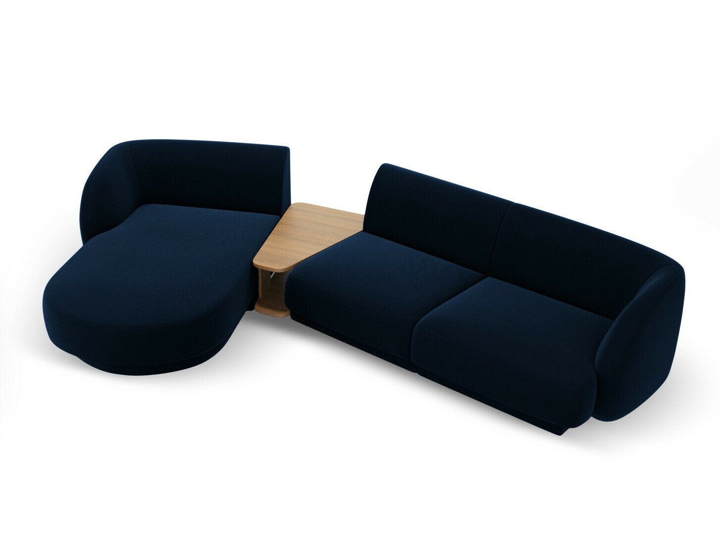 Modularna kotna sedežna garnitura Tivlomi 117 (Bluvel 86)