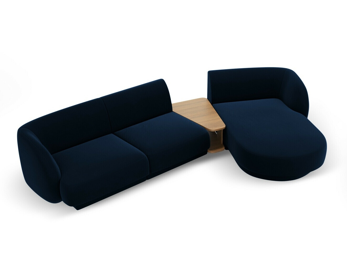 Modularna kotna sedežna garnitura Tivlomi 117 (Bluvel 86)