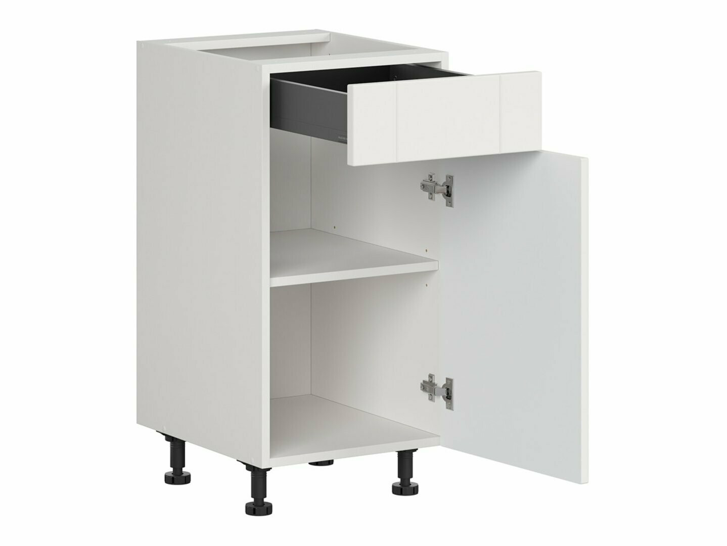 Modularna omarica s predalom in vrati Eva White 103