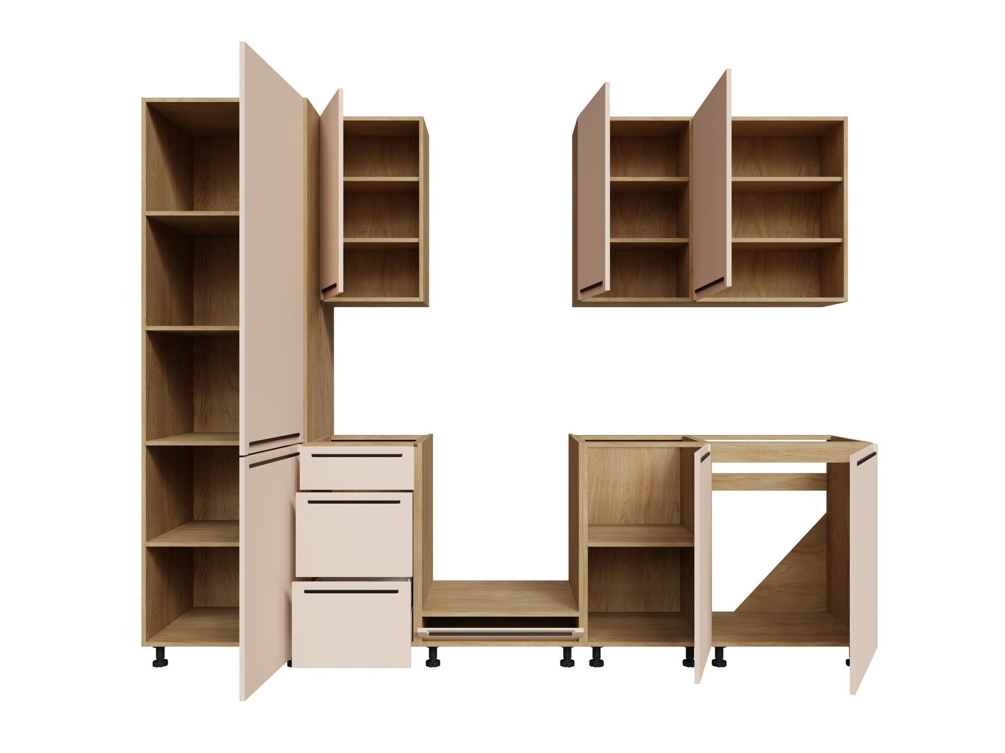 Modularni kuhinjski komplet Riso Beige 169