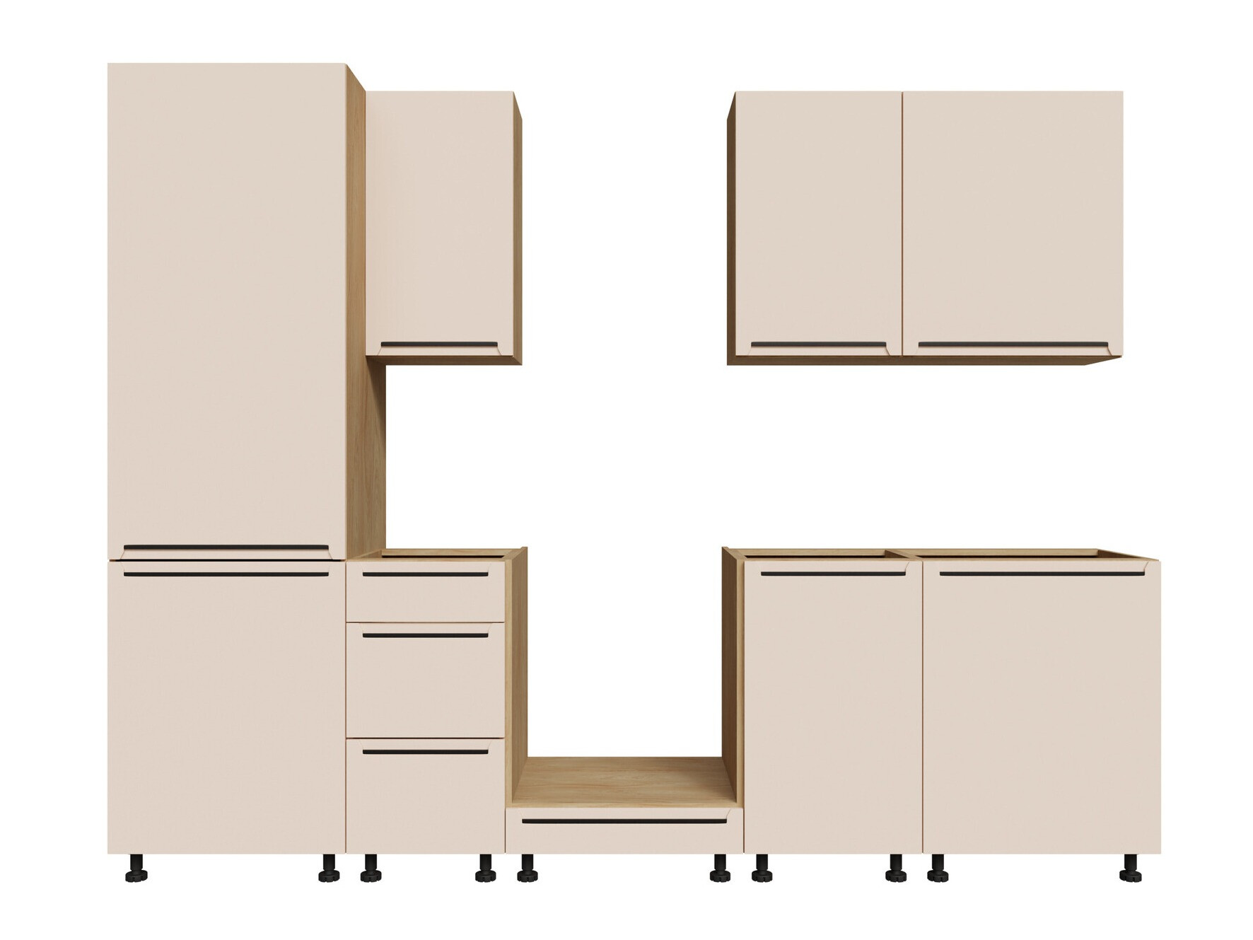 Modularni kuhinjski komplet Riso Beige 169