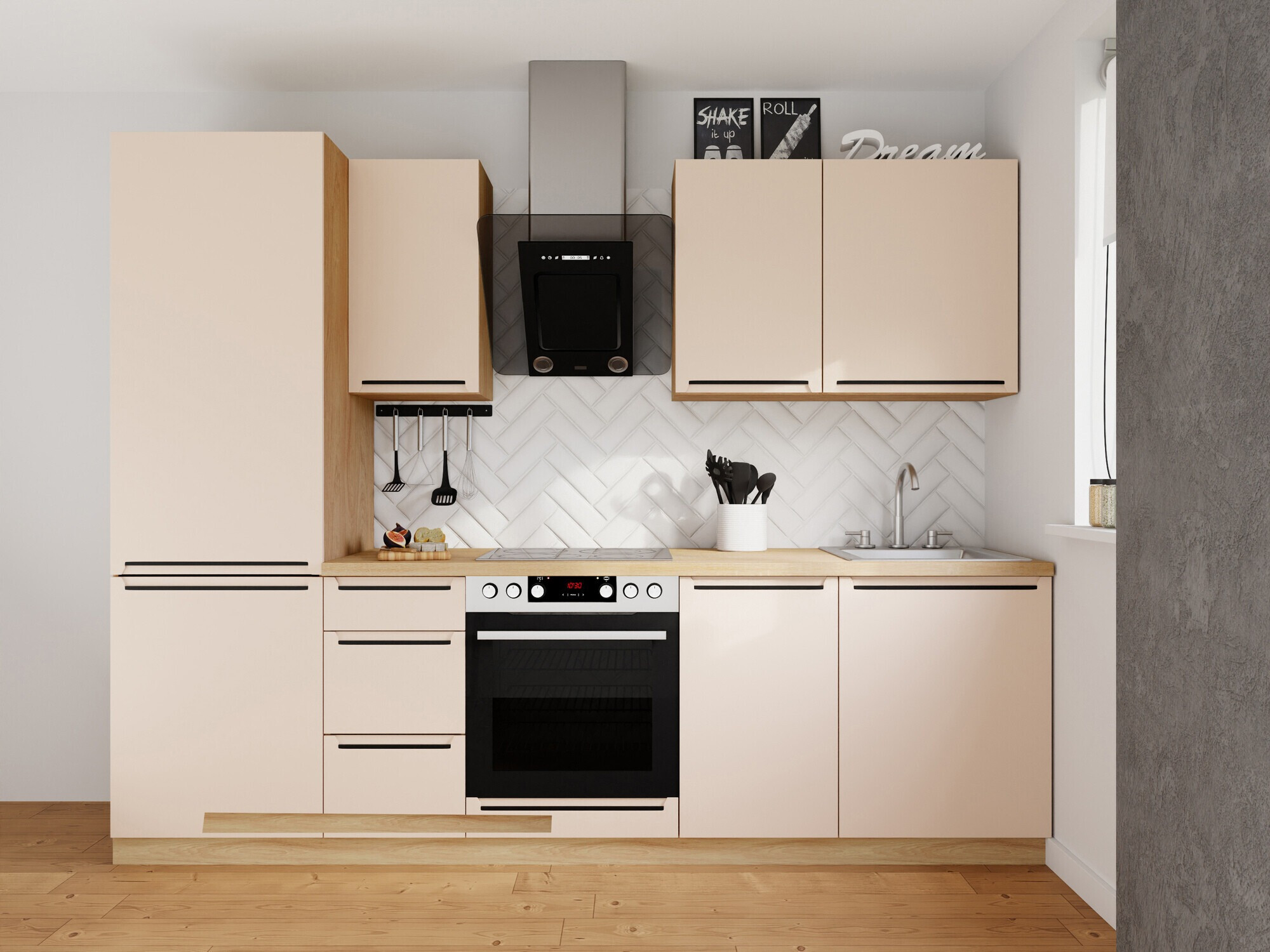 Modularni kuhinjski komplet Riso Beige 169