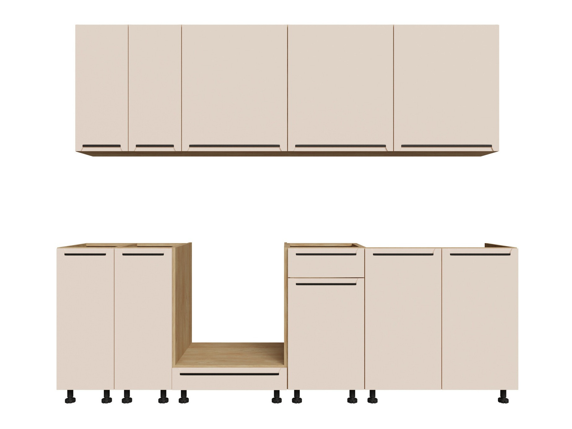 Modularni kuhinjski komplet Riso Beige 170