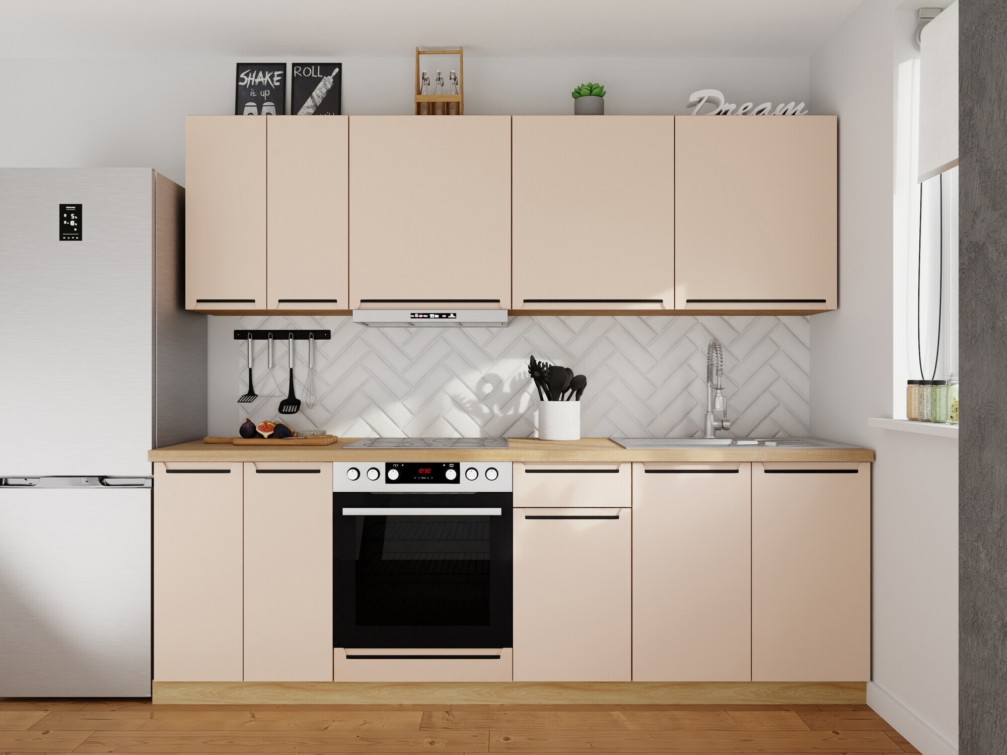 Modularni kuhinjski komplet Riso Beige 170