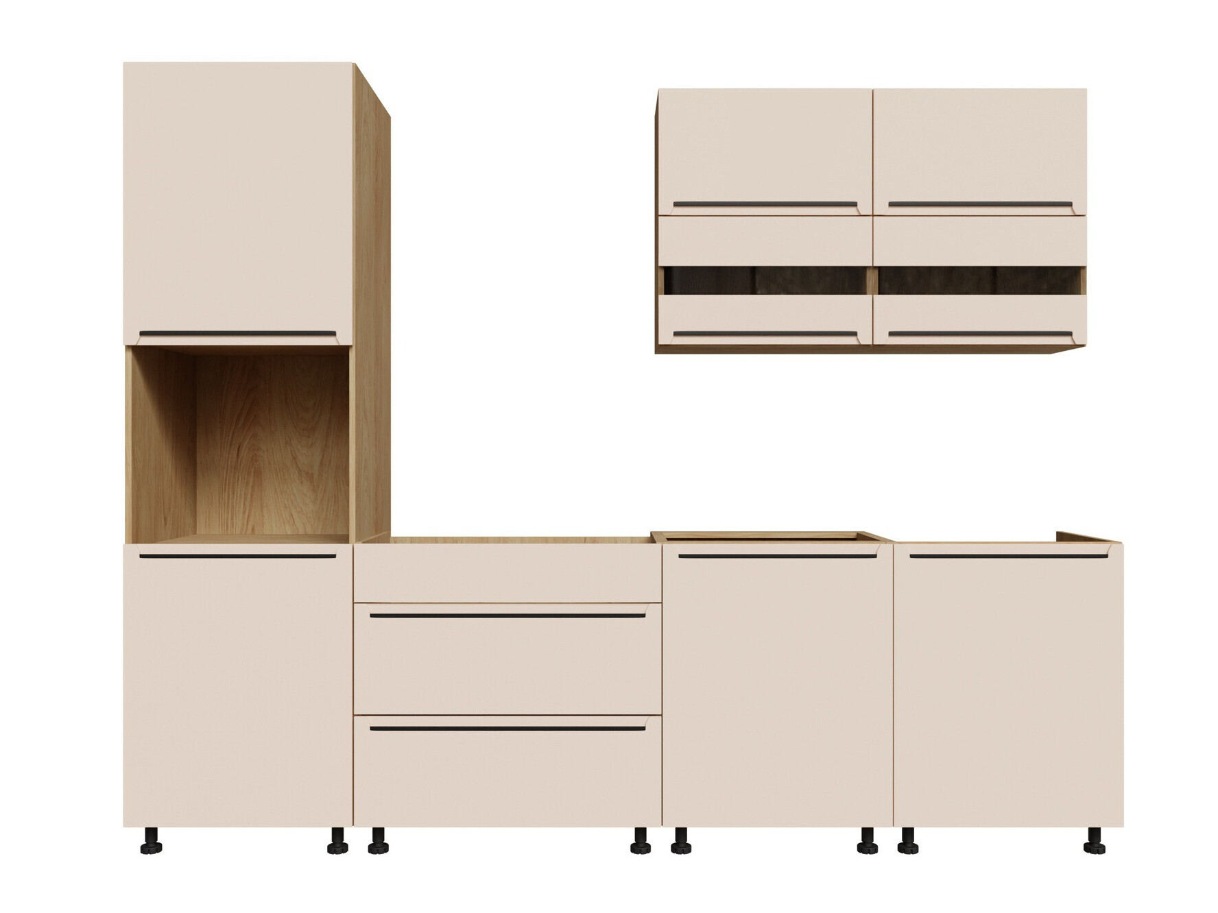 Modularni kuhinjski komplet Riso Beige 171