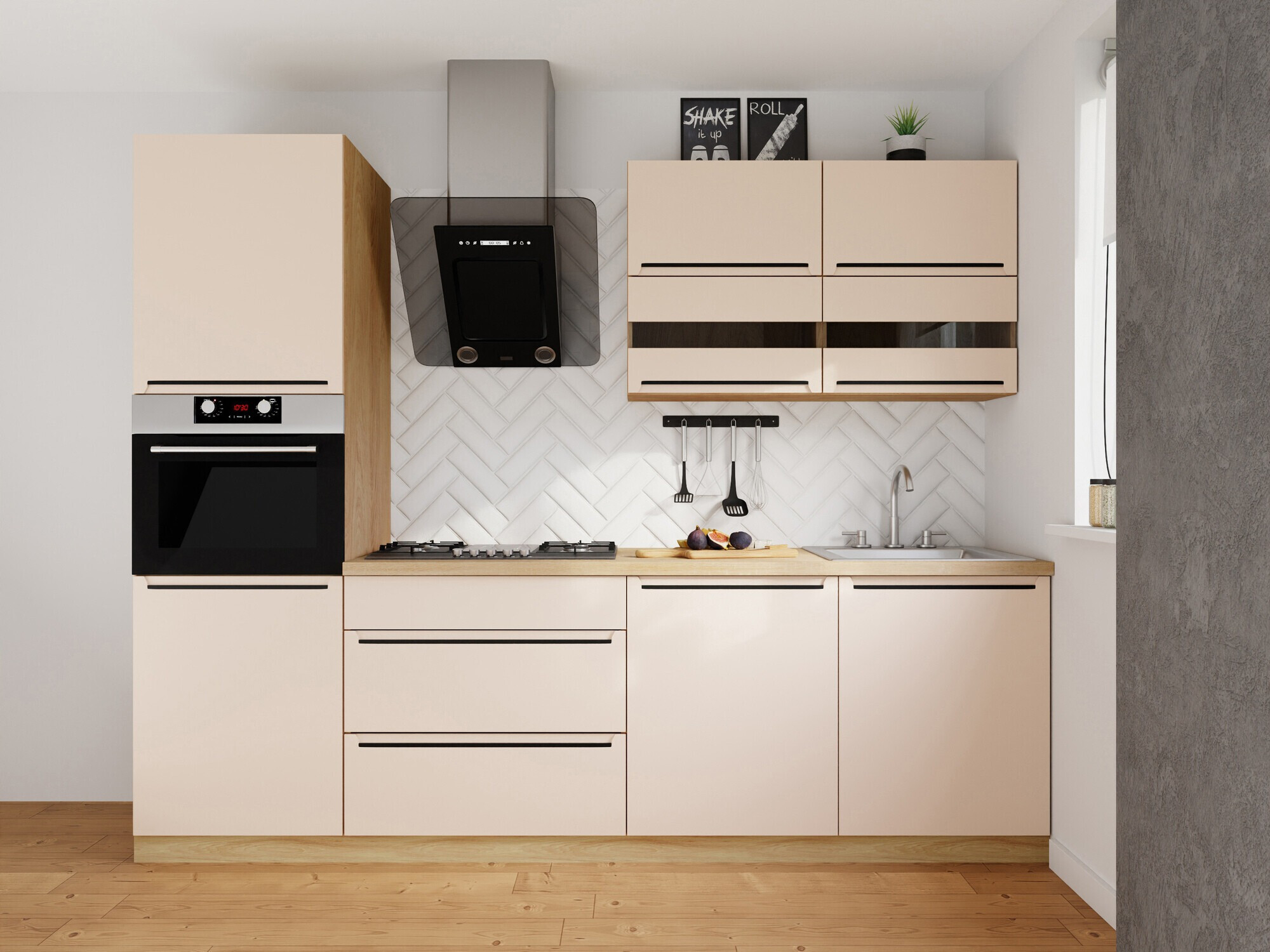 Modularni kuhinjski komplet Riso Beige 171