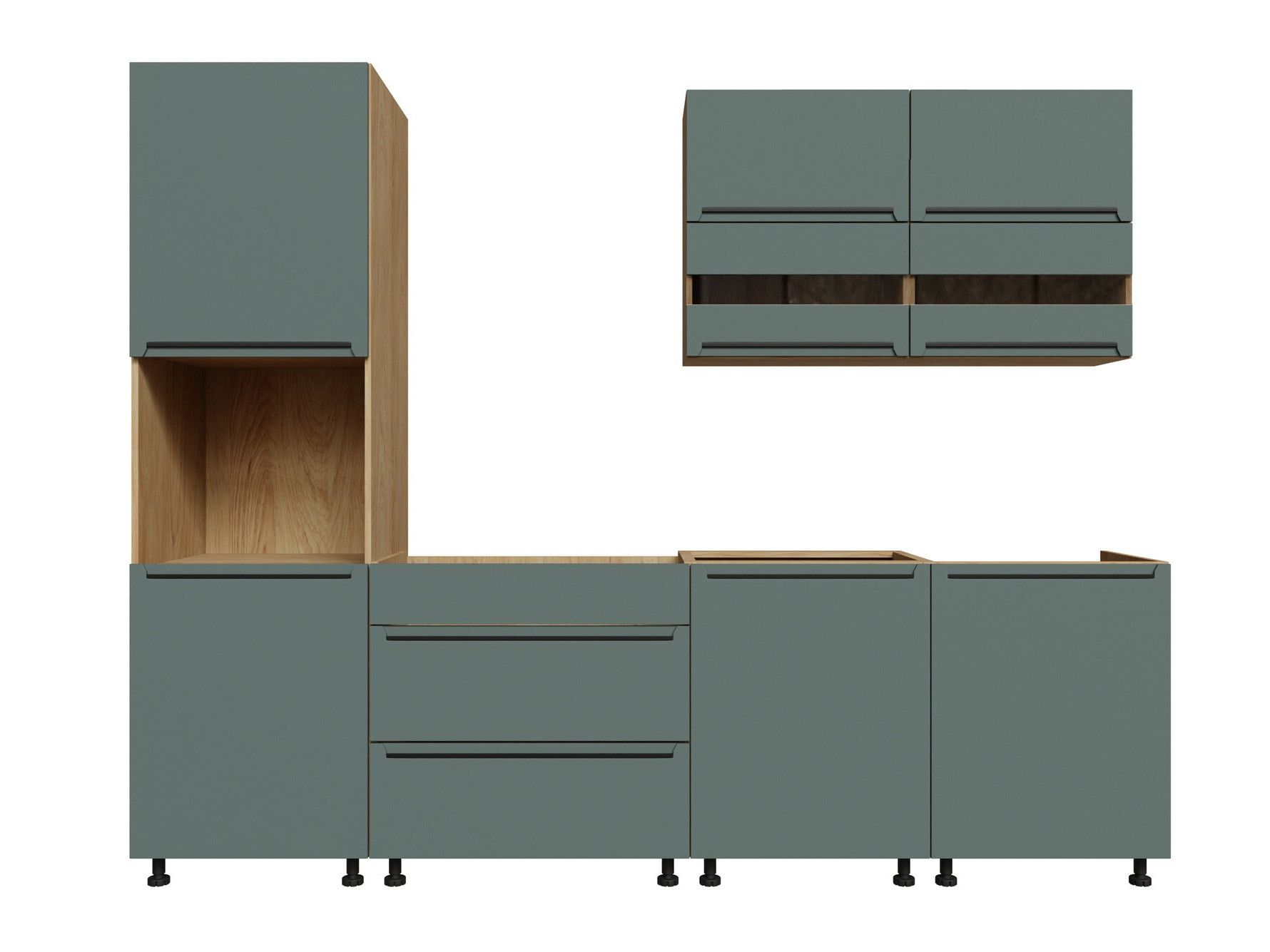 Modularni kuhinjski komplet Riso Green 170