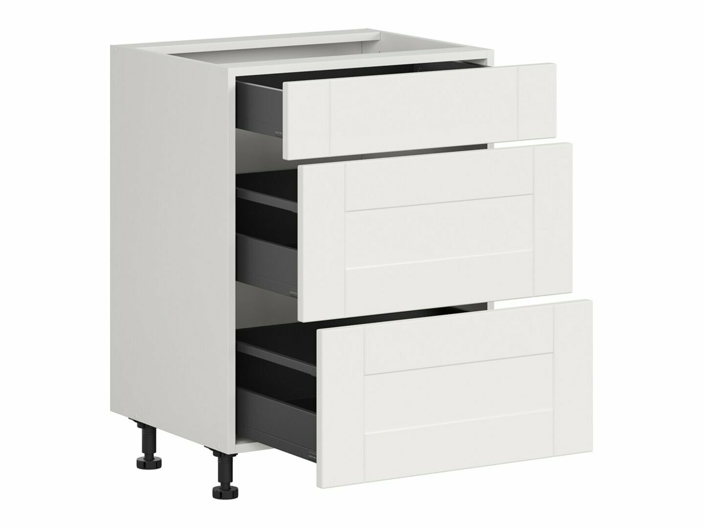 Modularna omarica s predali Eva White 110
