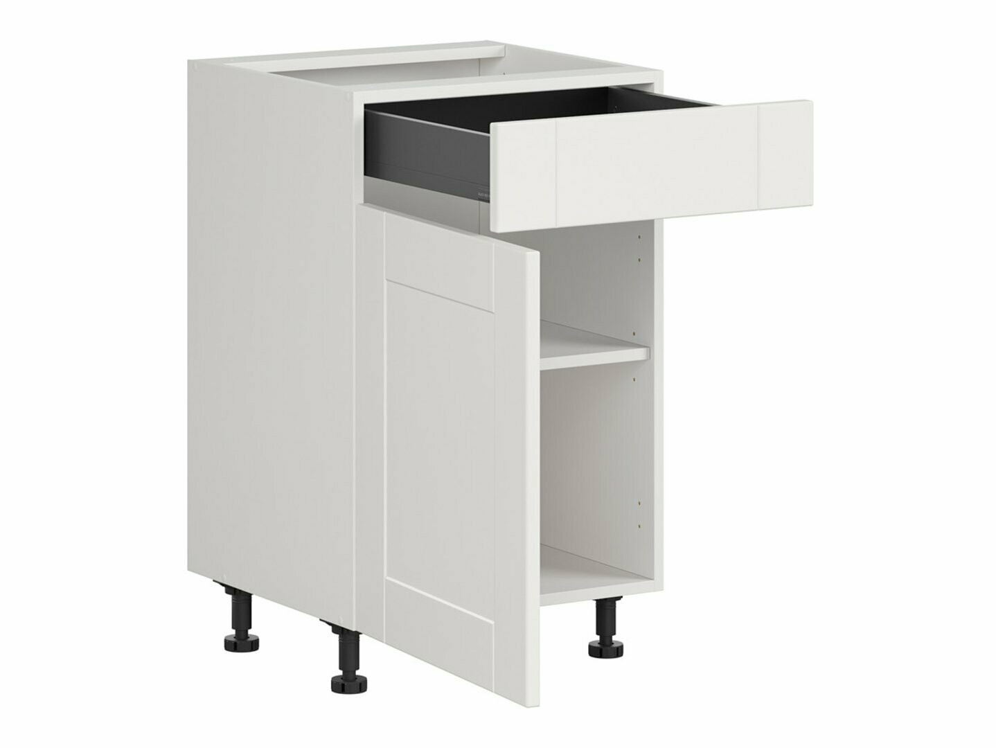 Modularna omarica s predalom in vrati Eva White 104