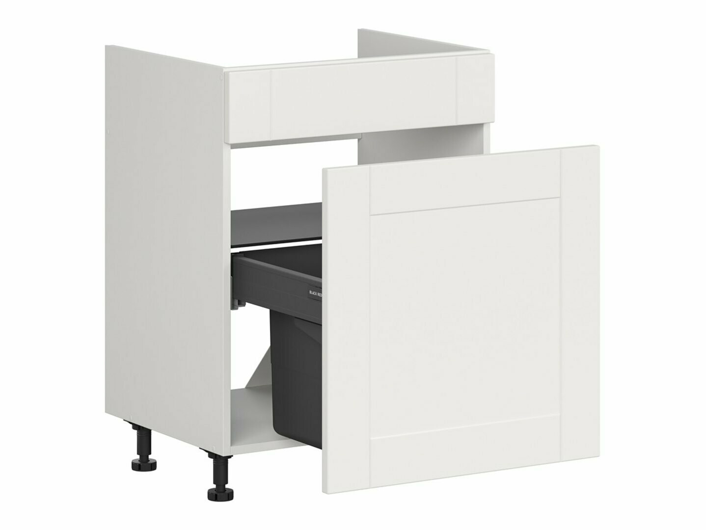 Modularna omarica za umivalnik s predalom Eva White 126