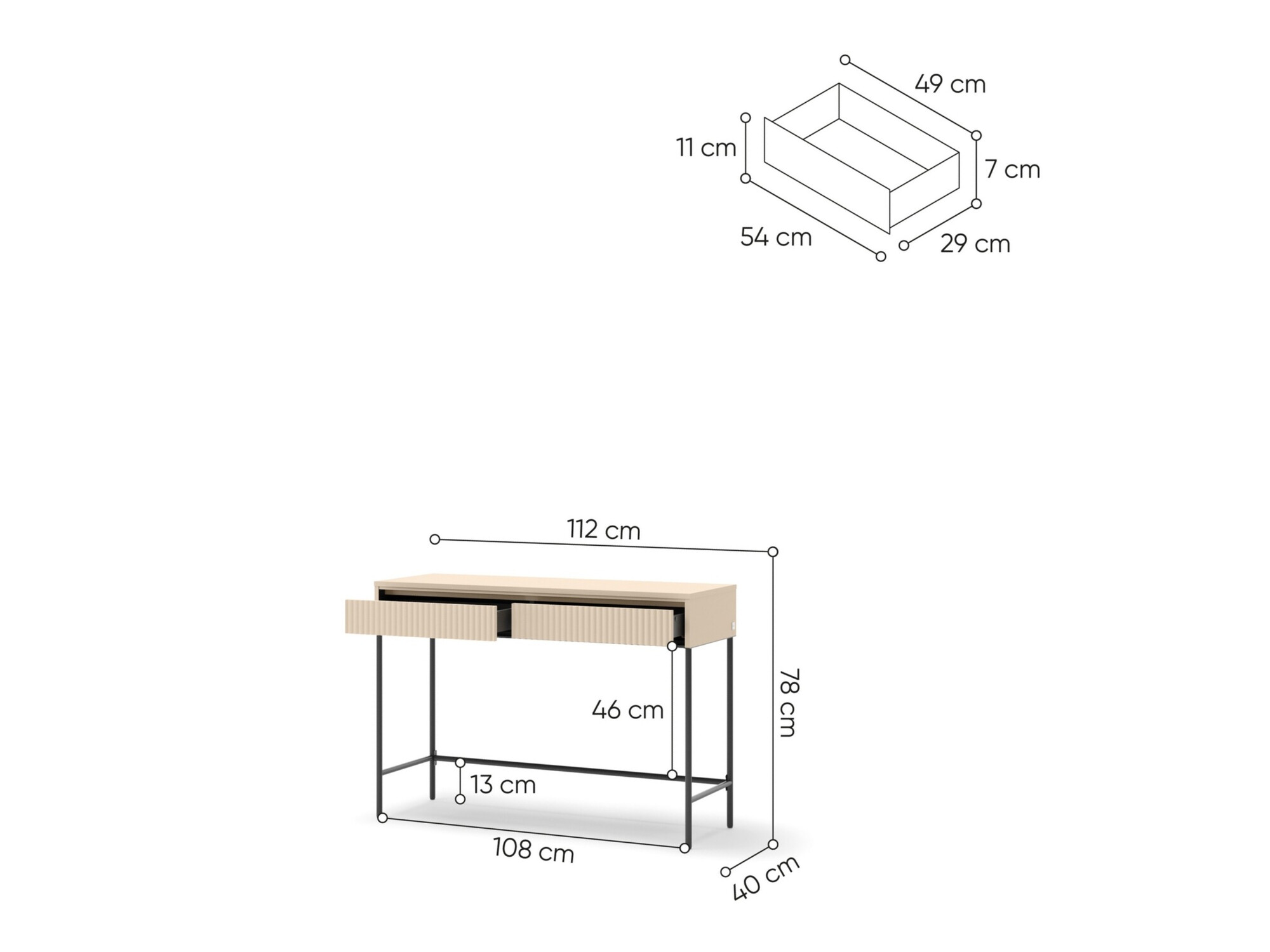 Konzolna miza Lorfera 108