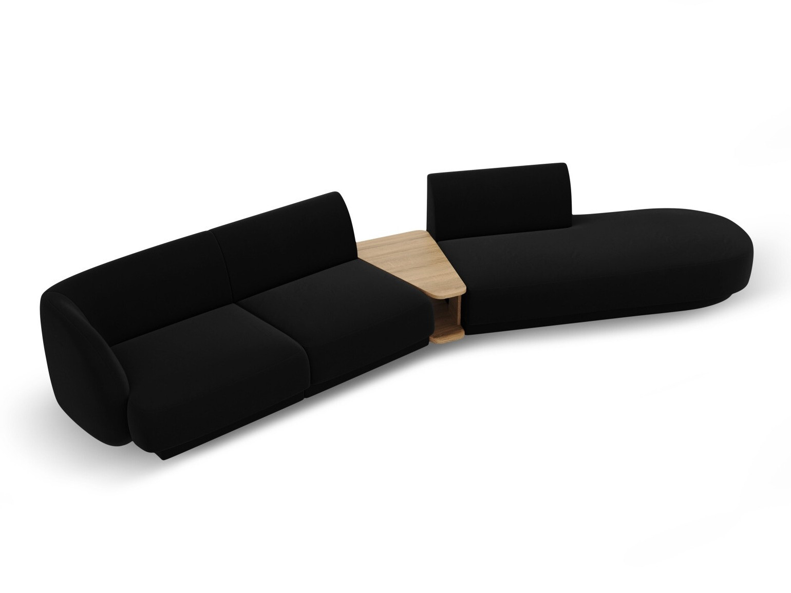 Modularna kotna sedežna garnitura Tivlomi 119 (Bluvel 19)