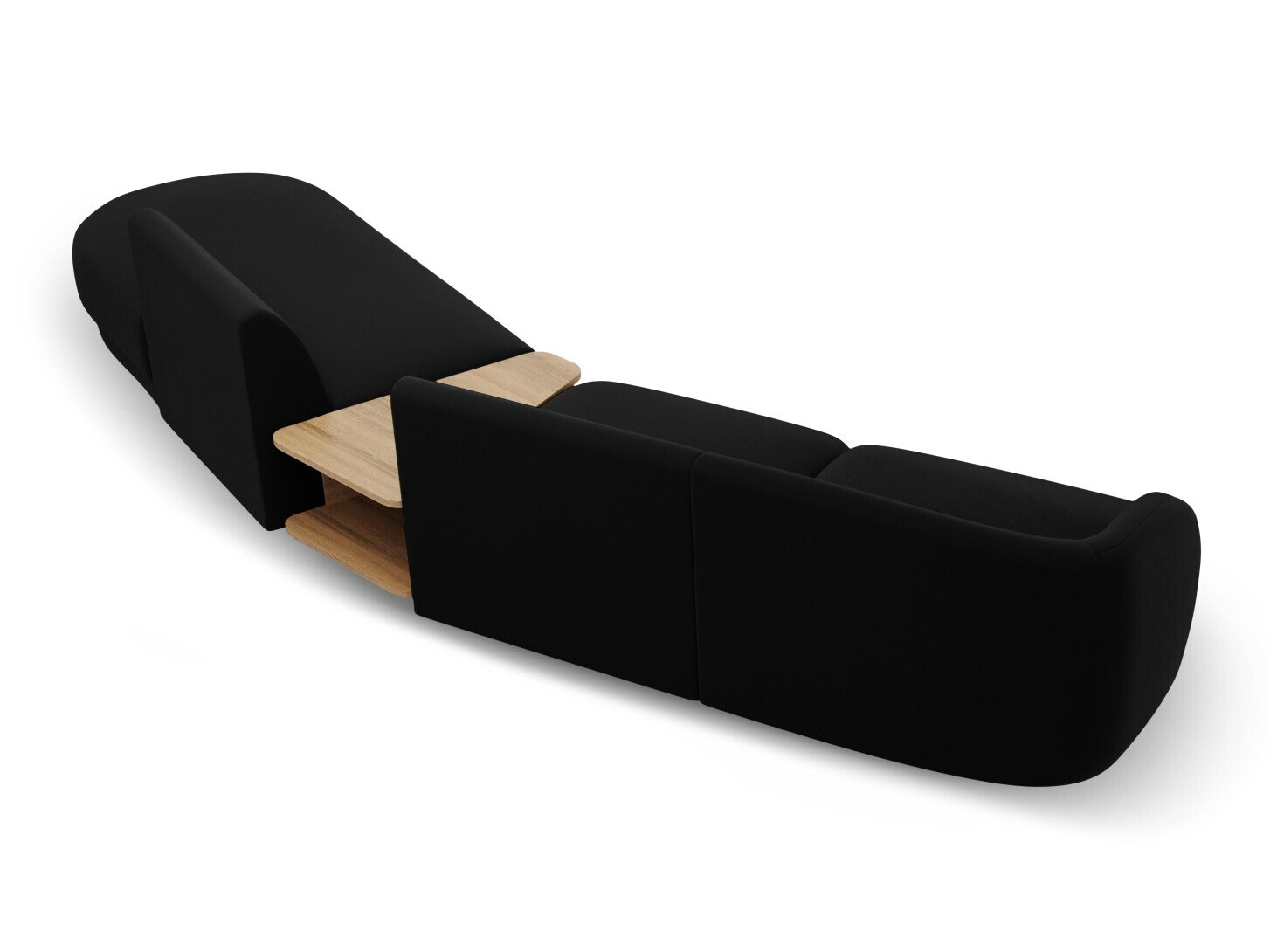 Modularna kotna sedežna garnitura Tivlomi 119 (Bluvel 19)