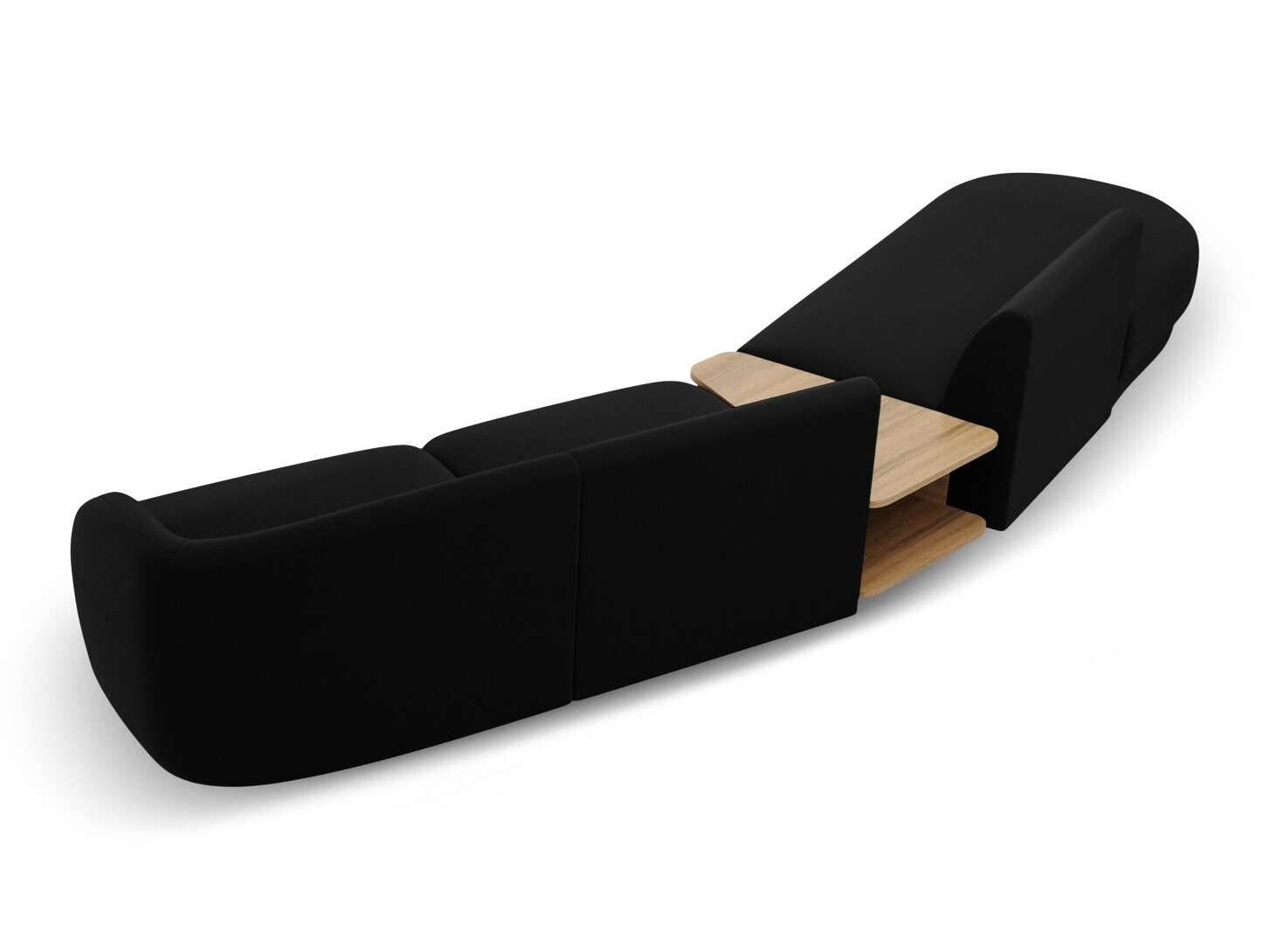 Modularna kotna sedežna garnitura Tivlomi 119 (Bluvel 19)