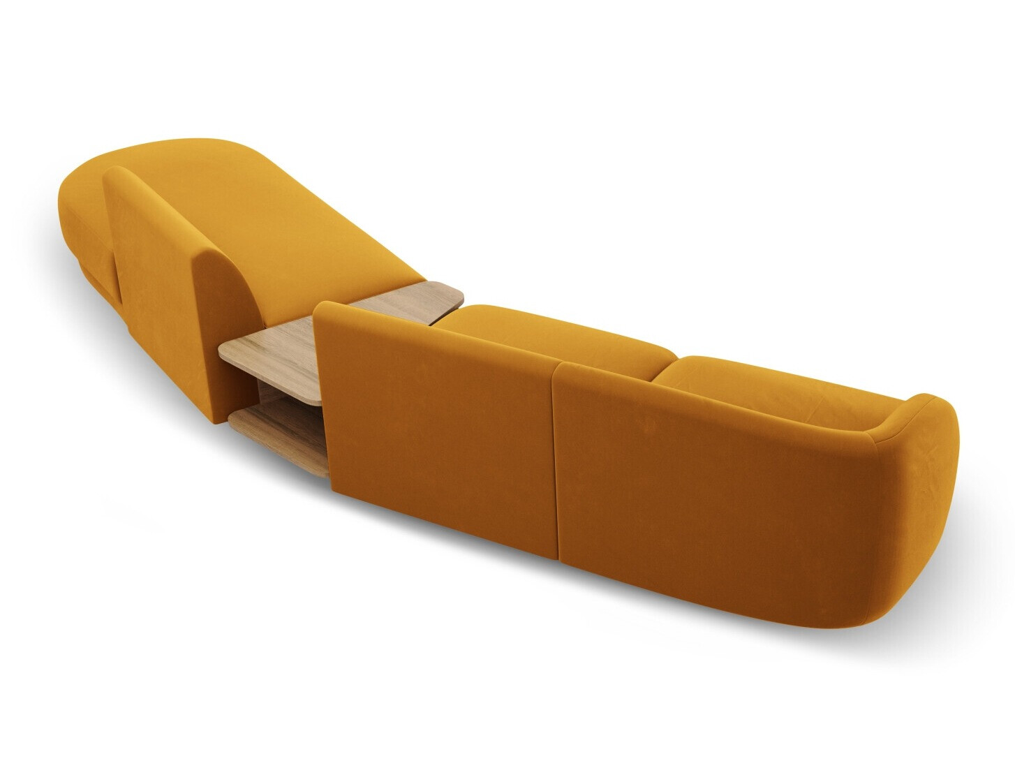 Modularna kotna sedežna garnitura Tivlomi 119 (Bluvel 68)