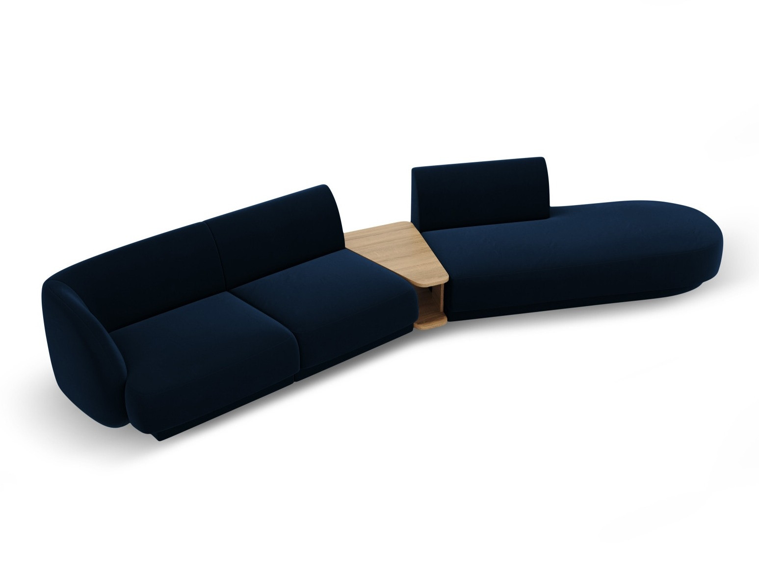 Modularna kotna sedežna garnitura Tivlomi 119 (Bluvel 86)