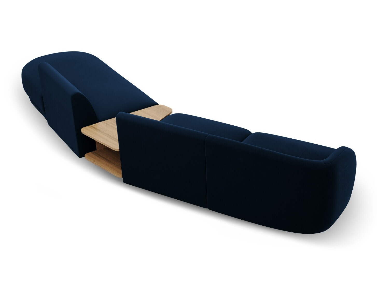 Modularna kotna sedežna garnitura Tivlomi 119 (Bluvel 86)