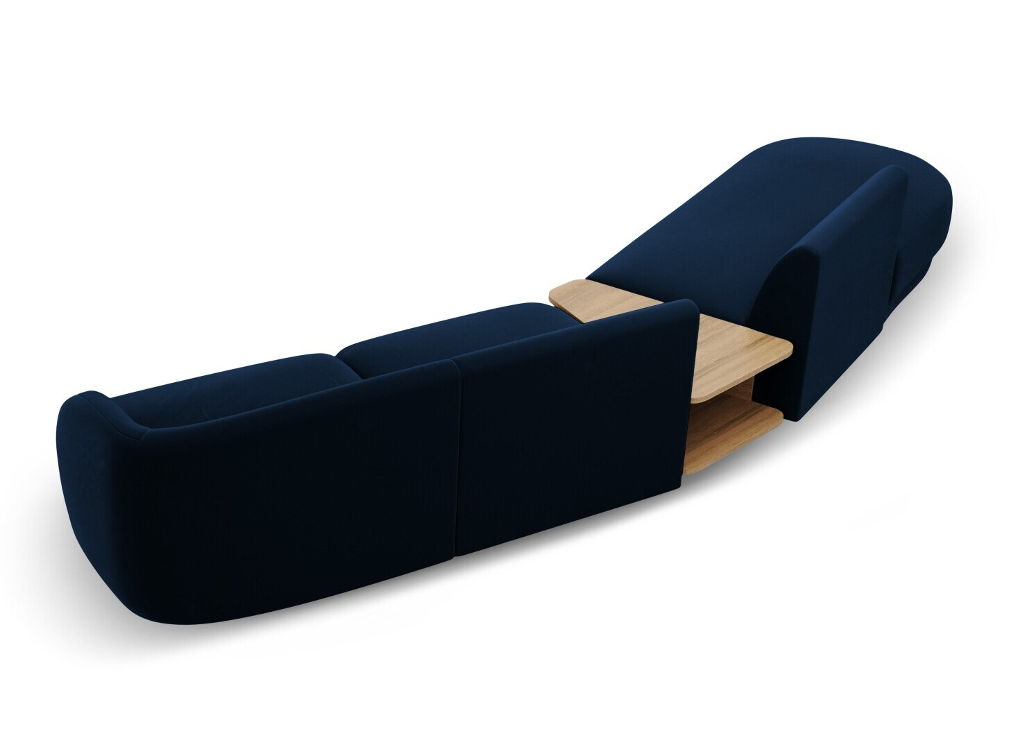 Modularna kotna sedežna garnitura Tivlomi 119 (Bluvel 86)