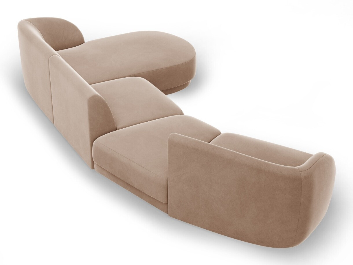 Modularna kotna sedežna garnitura Tivlomi 121 (Bluvel 40)