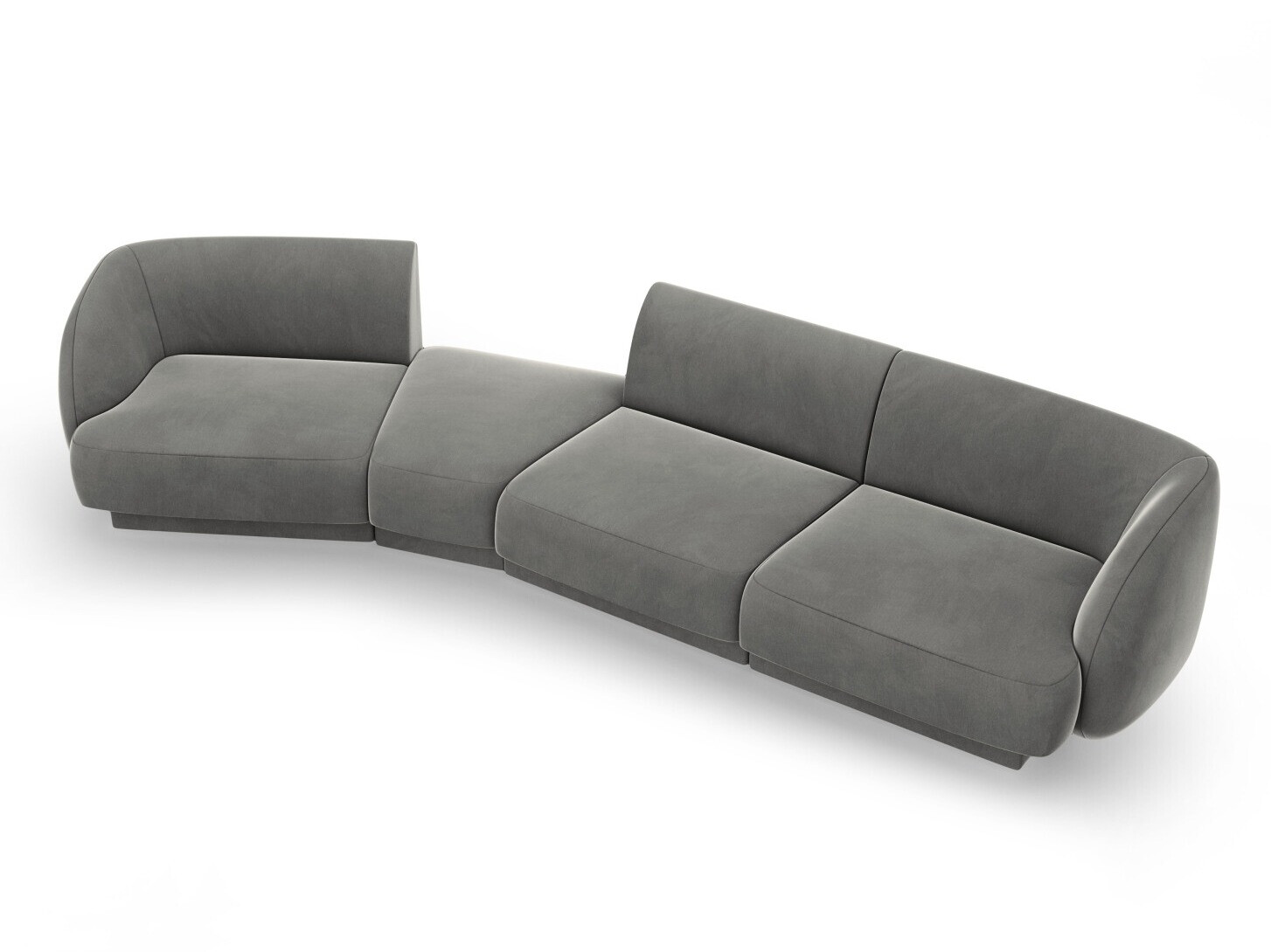 Modularna kotna sedežna garnitura Tivlomi 122 (Bluvel 13)