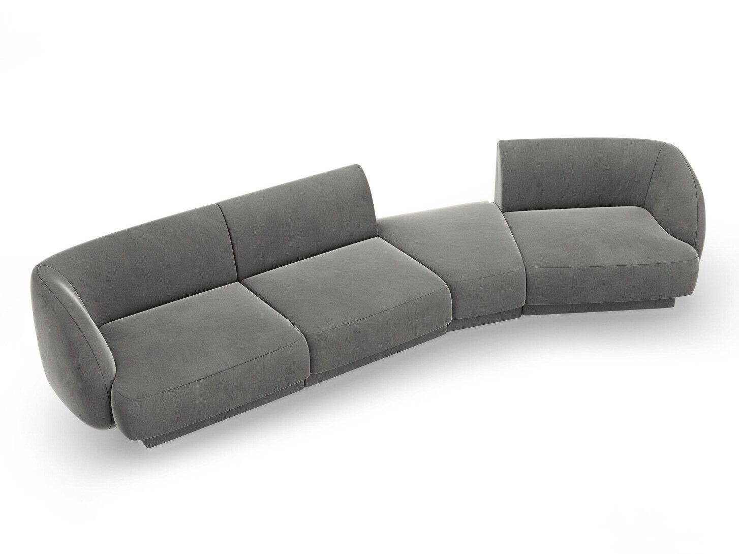 Modularna kotna sedežna garnitura Tivlomi 122 (Bluvel 13)