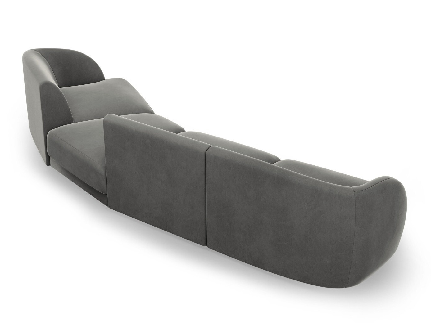 Modularna kotna sedežna garnitura Tivlomi 122 (Bluvel 13)