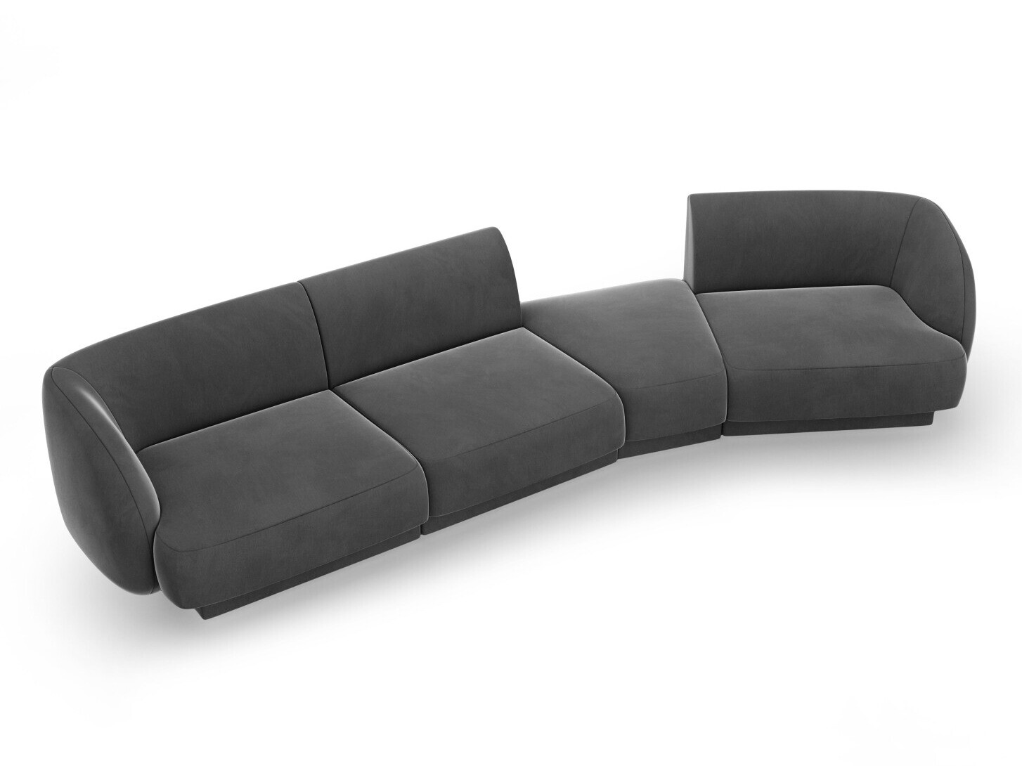 Modularna kotna sedežna garnitura Tivlomi 122 (Bluvel 14)