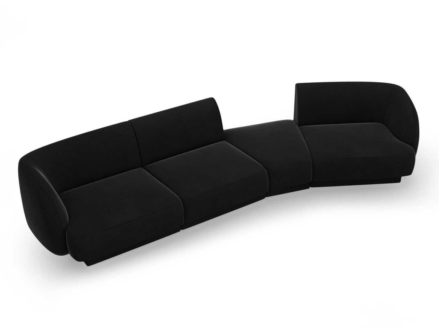 Modularna kotna sedežna garnitura Tivlomi 122 (Bluvel 19)