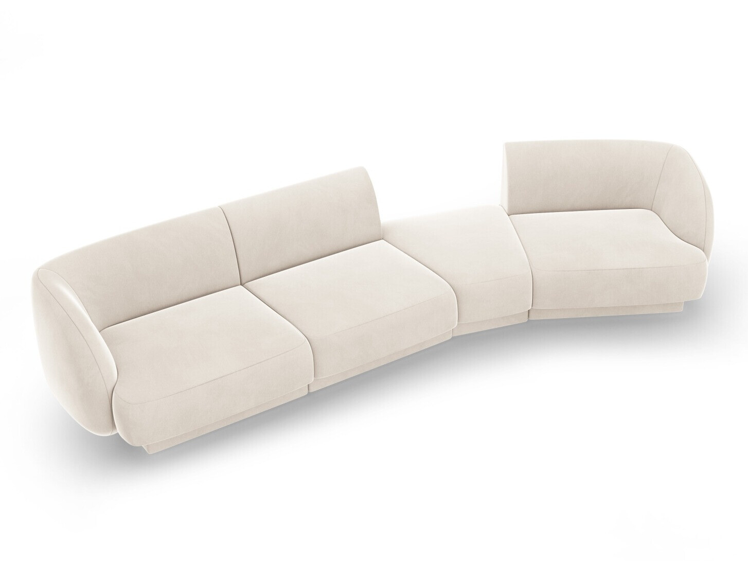 Modularna kotna sedežna garnitura Tivlomi 122 (Bluvel 22)