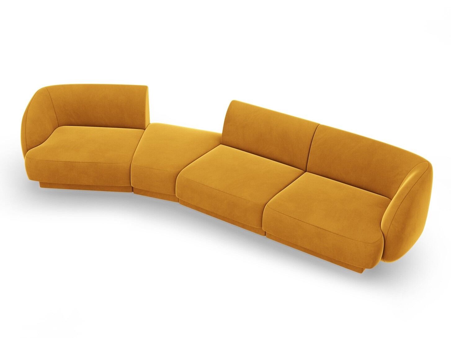 Modularna kotna sedežna garnitura Tivlomi 122 (Bluvel 68)