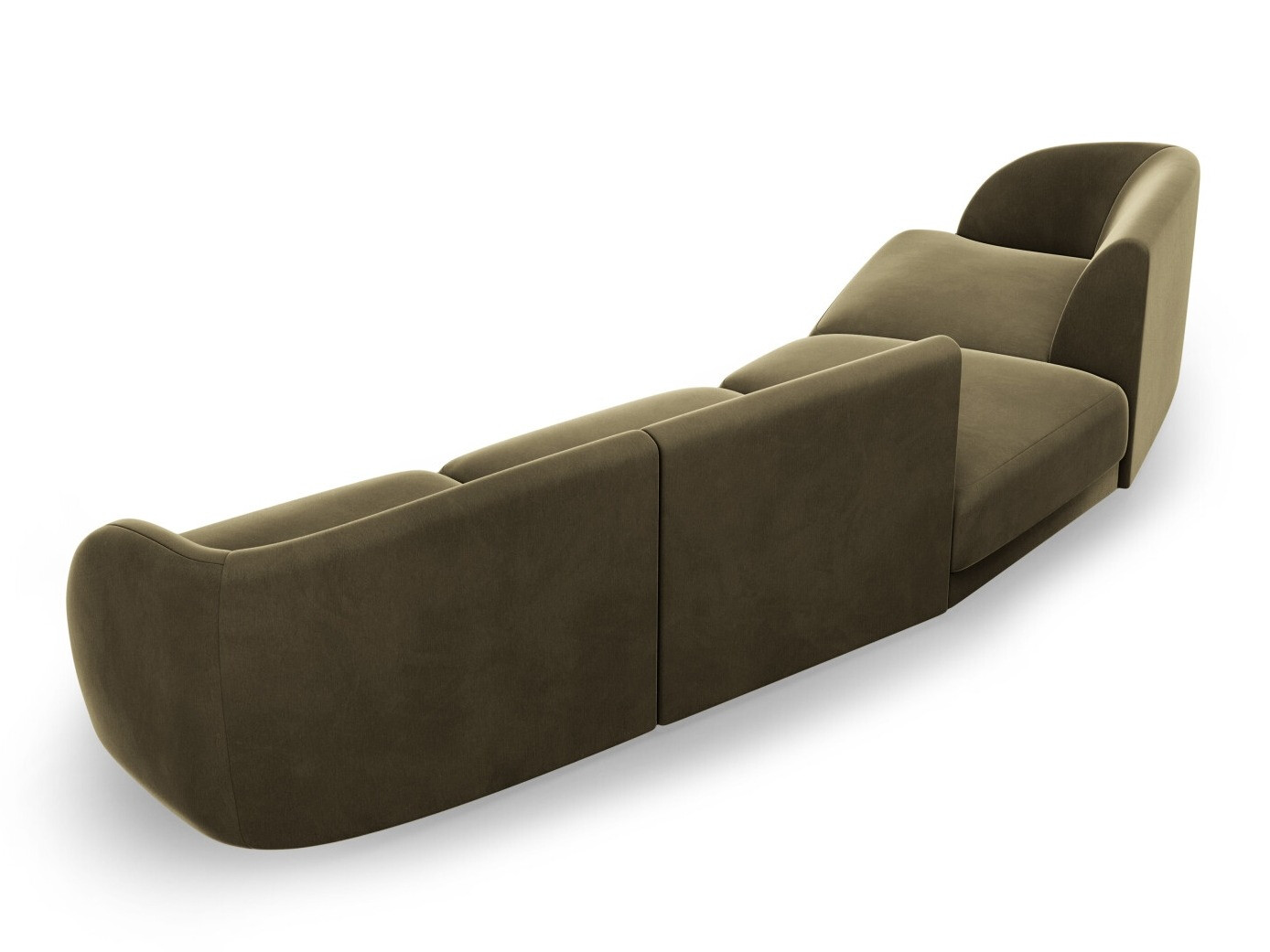 Modularna kotna sedežna garnitura Tivlomi 122 (Bluvel 77)