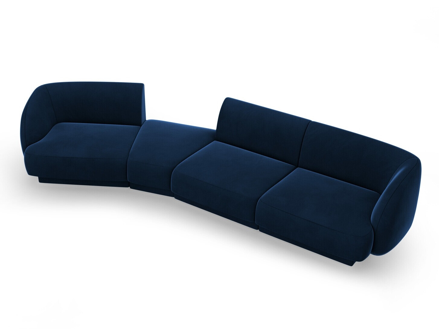 Modularna kotna sedežna garnitura Tivlomi 122 (Bluvel 86)