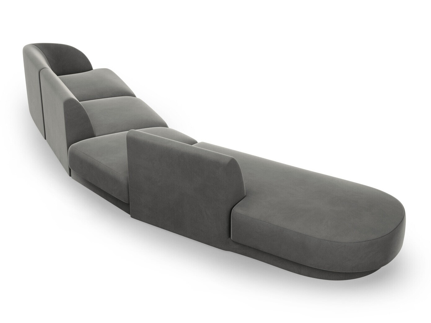 Modularna kotna sedežna garnitura Tivlomi 123 (Bluvel 13)