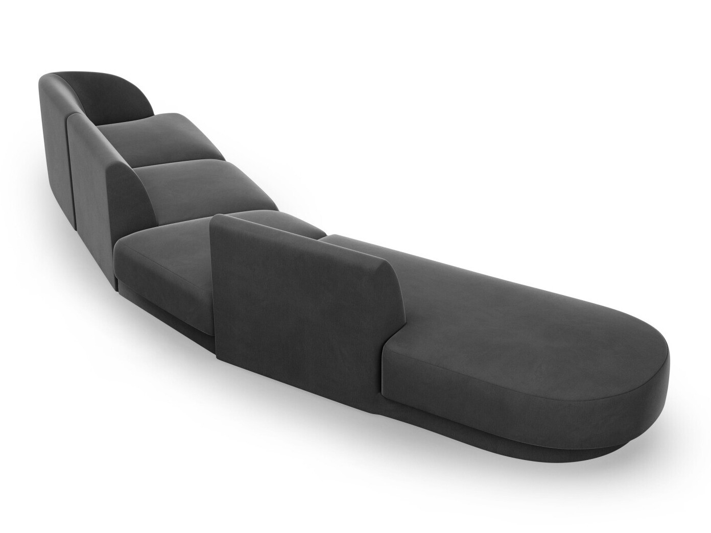 Modularna kotna sedežna garnitura Tivlomi 123 (Bluvel 14)