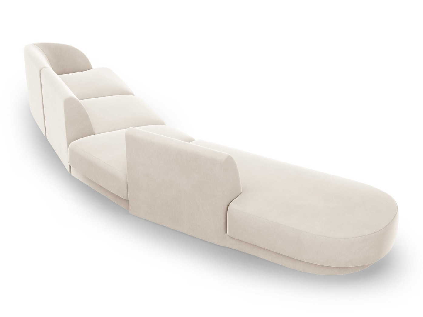 Modularna kotna sedežna garnitura Tivlomi 123 (Bluvel 22)