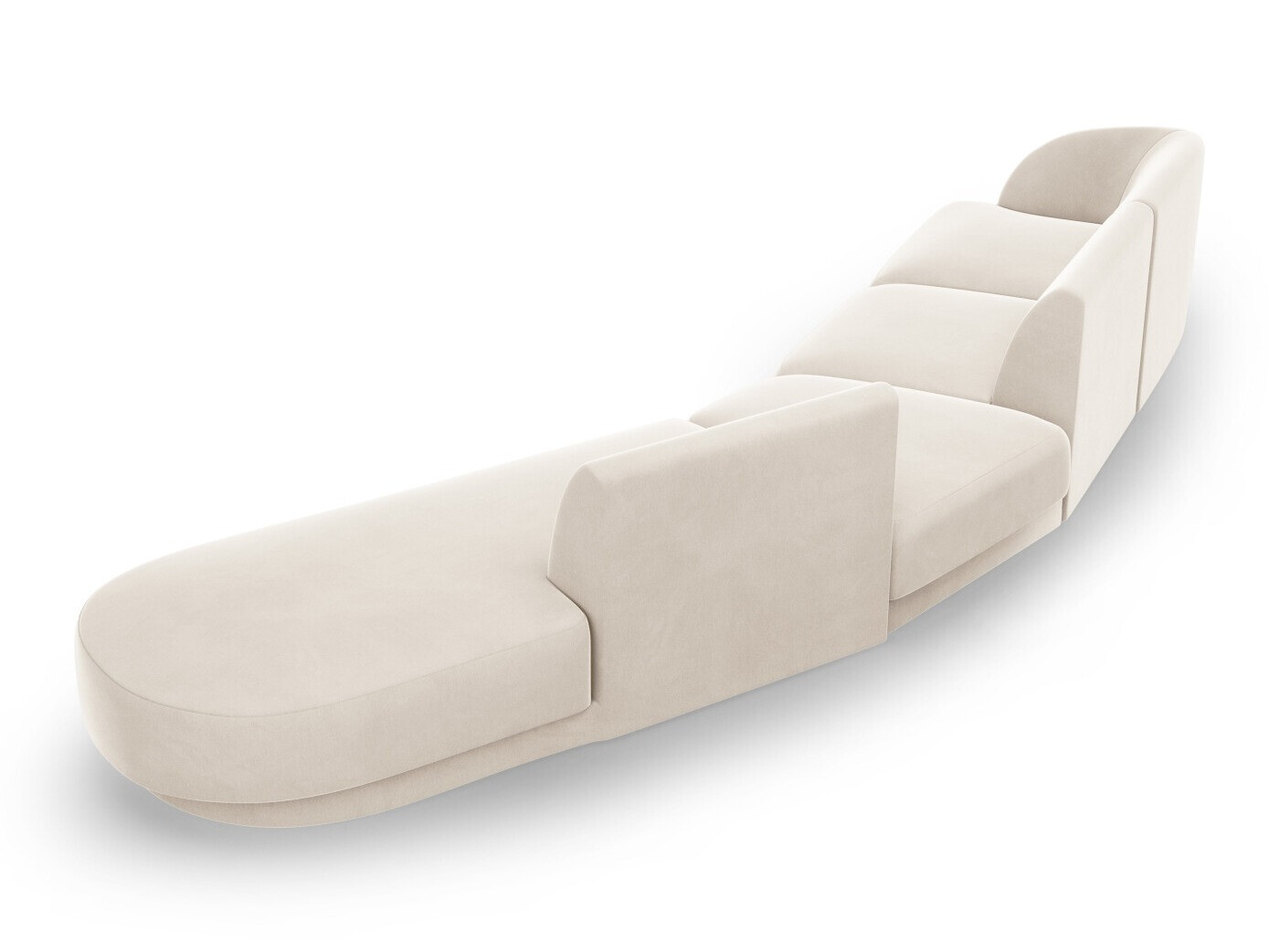 Modularna kotna sedežna garnitura Tivlomi 123 (Bluvel 22)