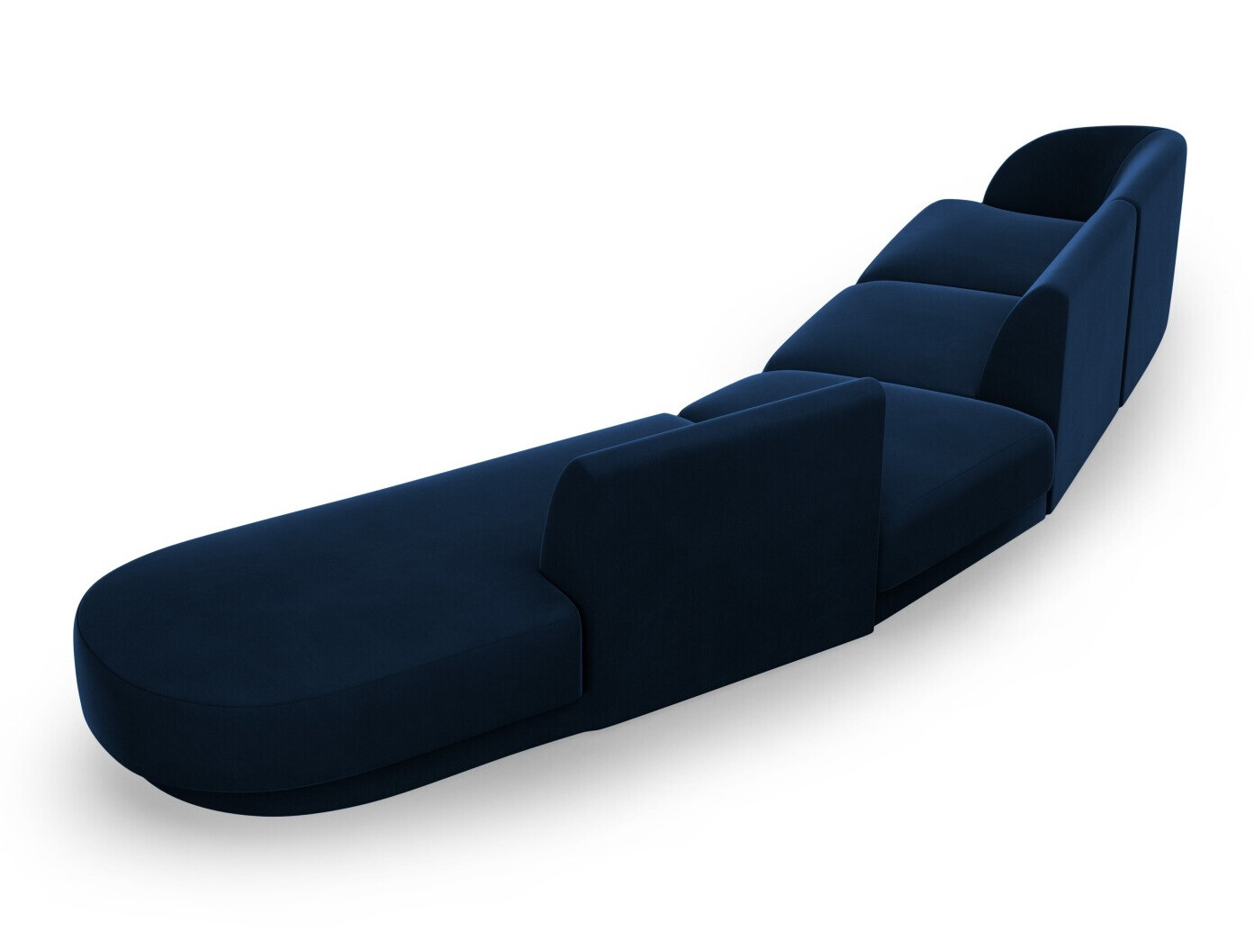 Modularna kotna sedežna garnitura Tivlomi 123 (Bluvel 86)